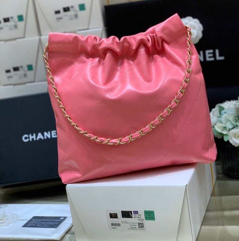 Chanel 22 Large Handbag 37cm Pink - view 8