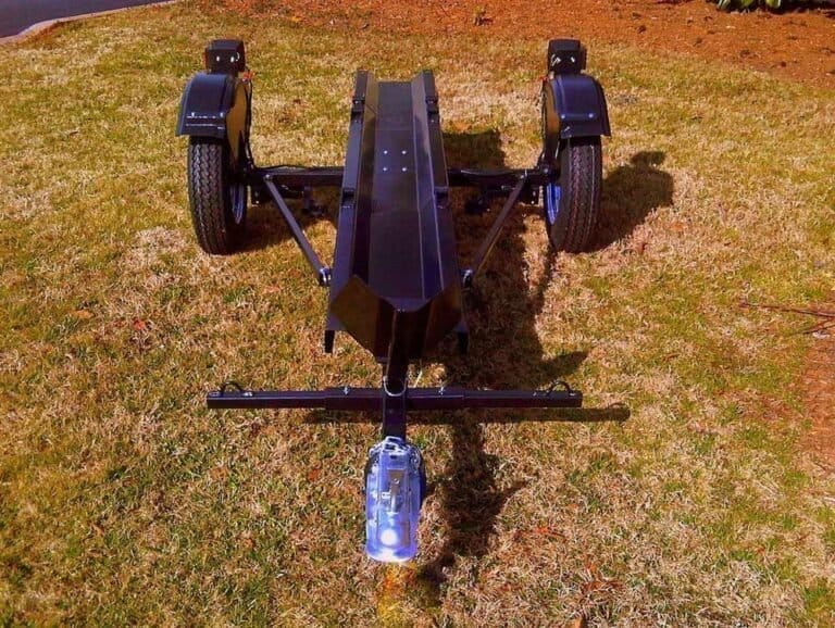 ACE Single Rail Folding Motorcycle Trailer - view 6
