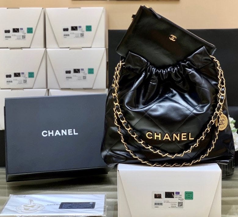 Chanel 22 Large Handbag 37cm Black - view 9