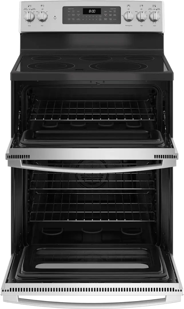 Whirlpool 6.7 Cu. Ft. Electric Double Oven Range with True Convection Cooking - Stainless Steel 1 - view 6