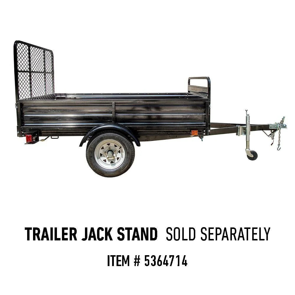 DK2 5-ft x 7-ft Steel Utility Trailer with Ramp Gate ( 1639-lb Capacity ) 2491711 - view 9