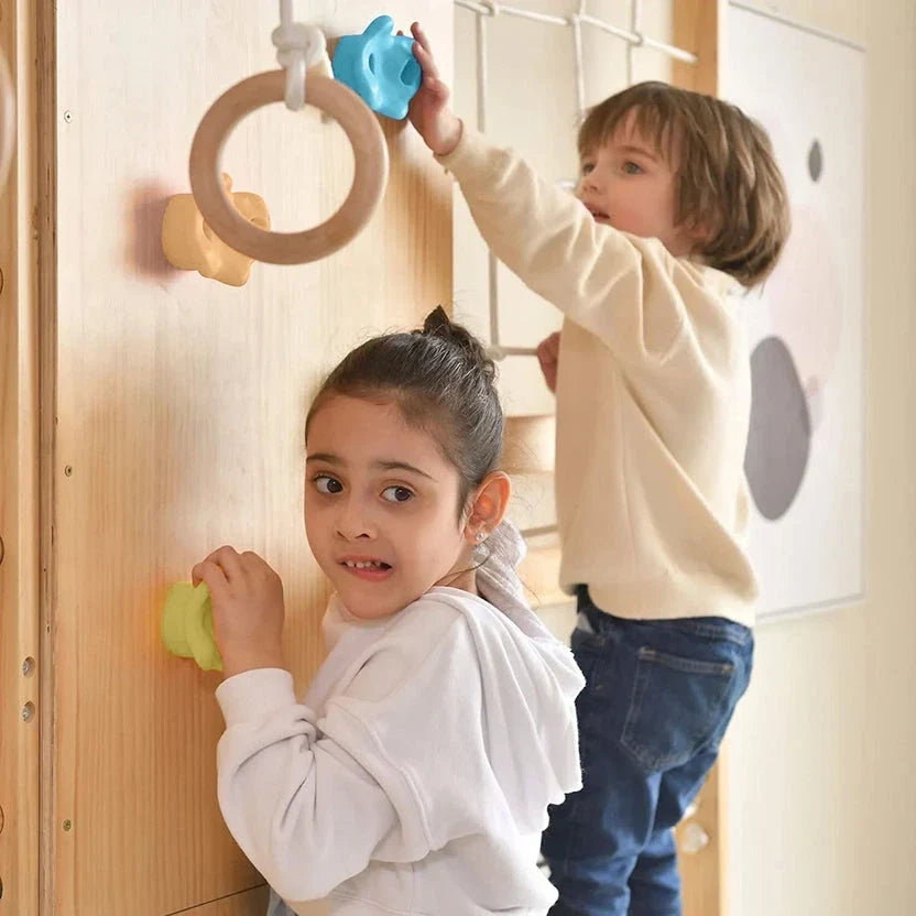 Avenlur Walnut | Swedish Ladder Jungle Gym Wall Mounted - view 10