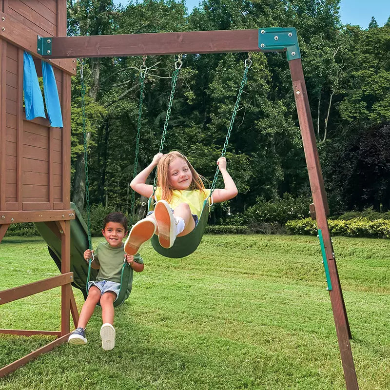 Kidkraft Cypress Cove Wooden Swing Set - Play Equipment - view 4