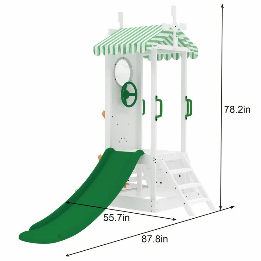 Avenlur Aloe Outdoor Mini Playset for Toddlers - Water Slide & Backyard Fun - view 13