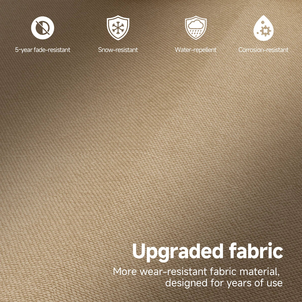Latitude Run 11 ft Patio Cantilever Umbrella with Wind-Vent, 240g Solution-Dyed Fabric, Solar LED Lights and Weighted