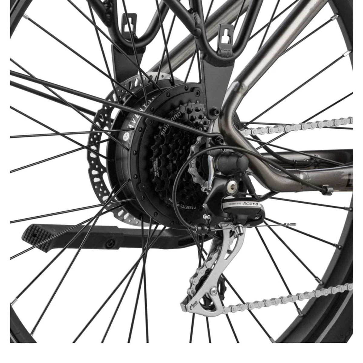 Aventon - Level.2 Commuter Step-Through EBike W/ up to 60 Miles Max Operating Range and 28 MPH Max Speed - Medium/Large