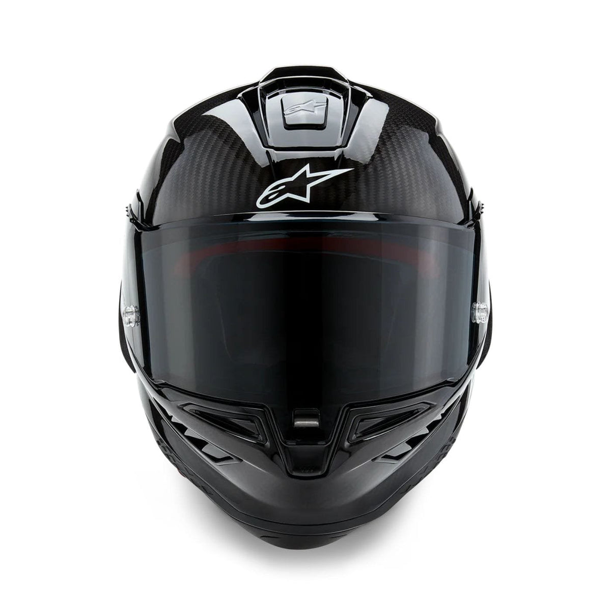Alpinestars Supertech R10 Element ECE 06 / FIM Full Face Helmet Gloss Black / Carbon / Silver - view 3