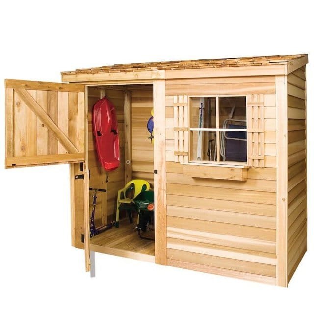 Cedarshed Bayside 8x4 Lean To Storage Shed - view 3