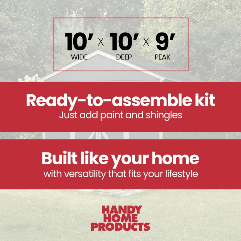 Rookwood 10 ft. W x 10 ft. D Wood Storage Shed With Floor - view 7