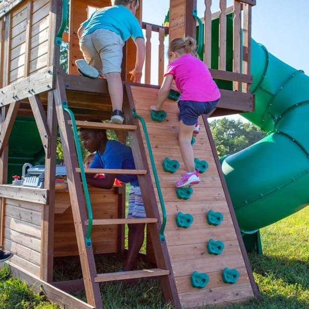 Backyard Discovery Cedar Cove Swing Set - Play Equipment - view 5