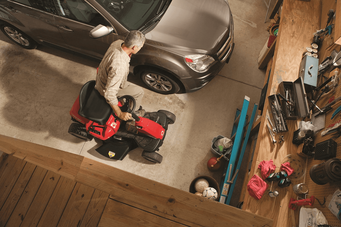 Craftsman R110 36 in 11.5HP Manual/Gear Riding Lawn Mower - view 3