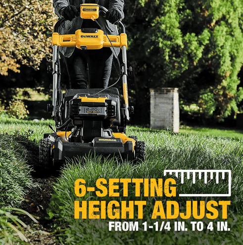 21.5 in. 20-V Li-Ion Cordless Battery Walk Behind Self Propelled Mower with Hedge,Bare Trimmer,Blower,Cleaner,Pole/Hand