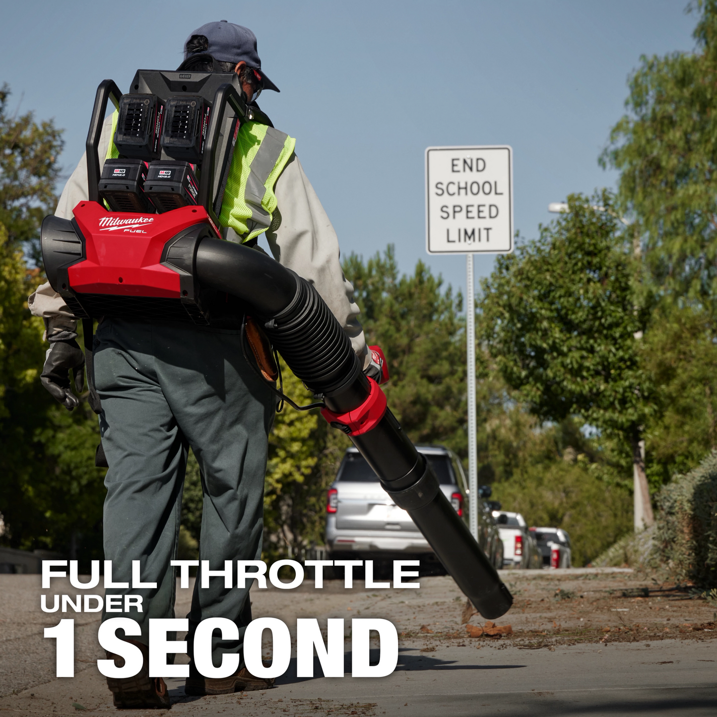 Milwaukee M18 Fuel 18V Brushless Cordless Dual Battery Backpack Blower - view 5