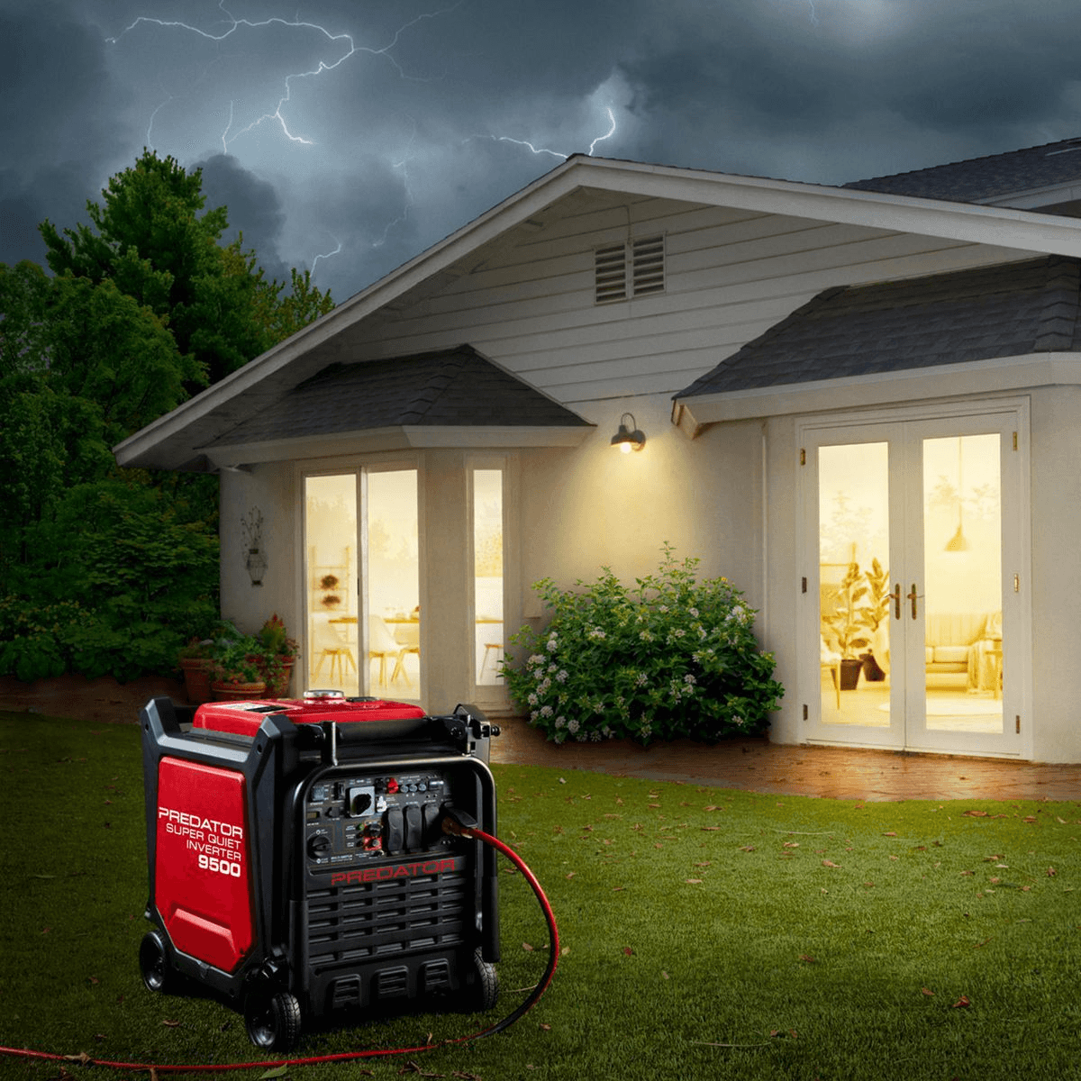 Predator 9500 Watt Super Quiet Inverter Generator - view 4