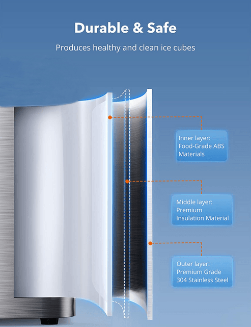 Aicook Nugget Ice Maker For Countertop Sonic Machine - view 3