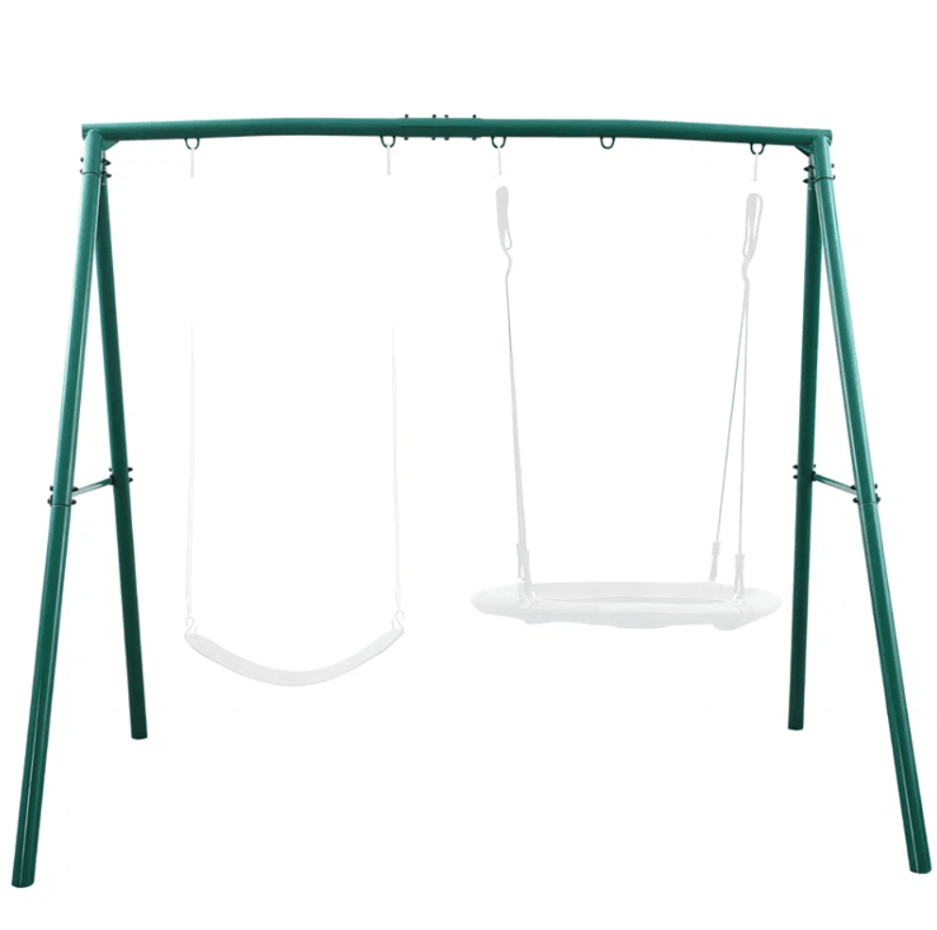 440lbs Extra Large Metal Swing Frame with 5 Hanging Hooks, Heavy Duty A-Frame Swing Stand - view 7