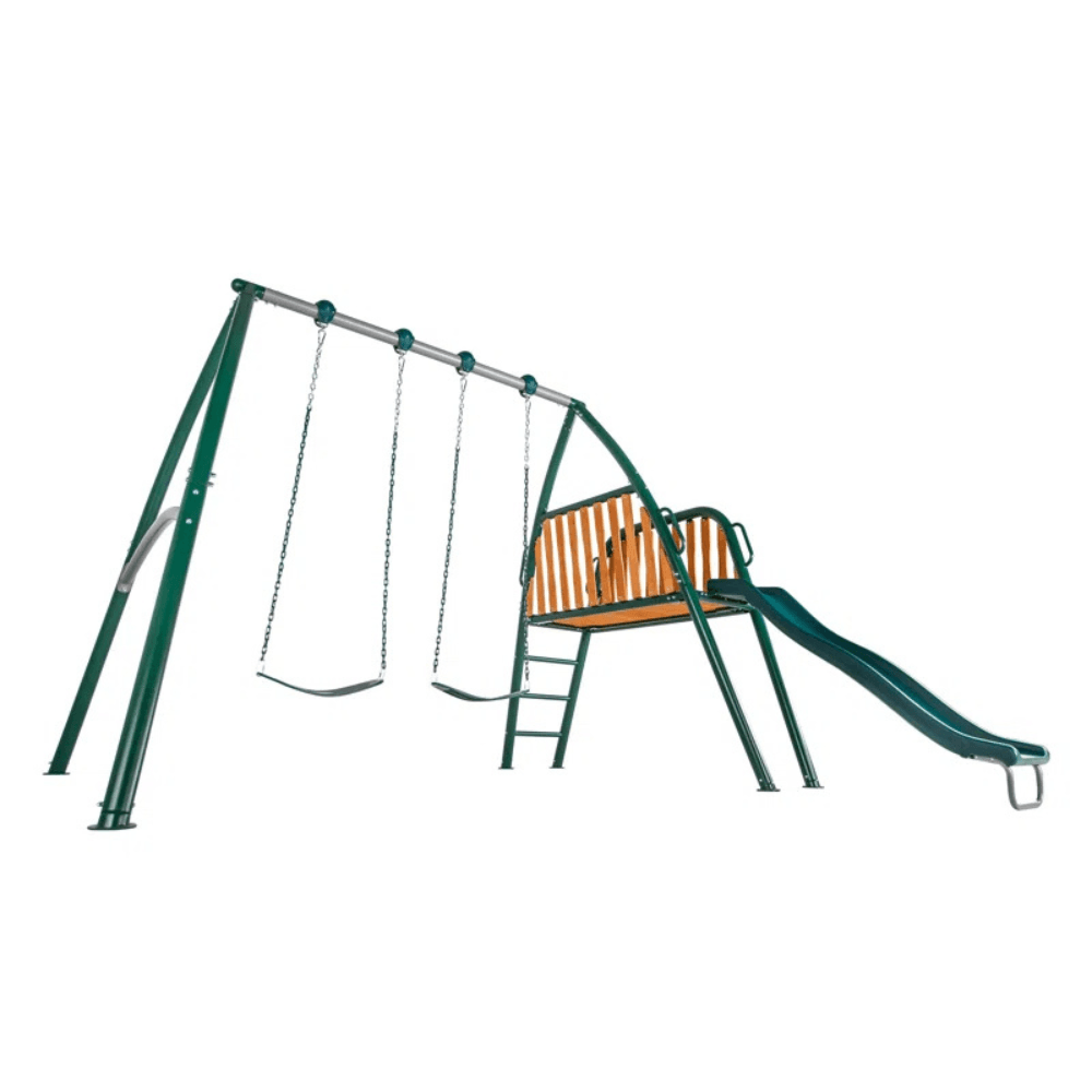 Sportspower Alta Oaks 10 ft Heavy Duty Swing Set with Lifetime Warranty on 6 ft Double Wall Slide - view 7