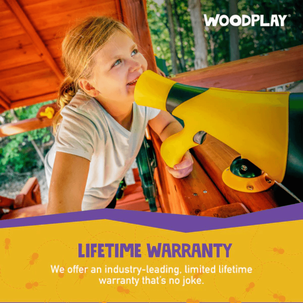 Woodplay Tiger Tower Combo A - Premium Wooden Swing Set for Endless Backyard Fun - view 7