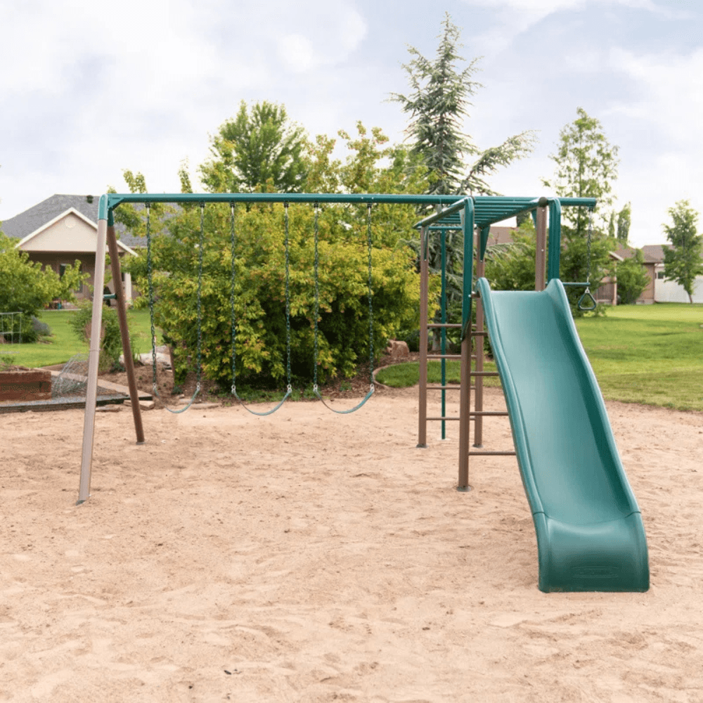 Lifetime Powder Coated Steel Swing Set with 4 Swing(s), 1 Slide(s) - view 14