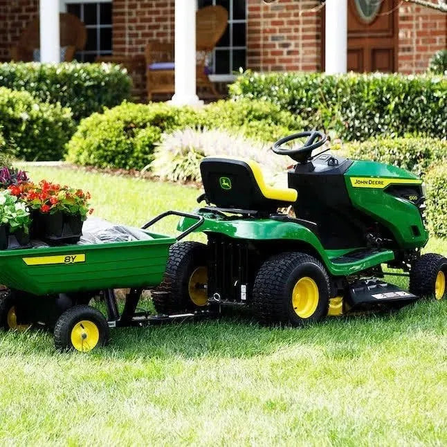 John Deere S100 42-Inch 17.5 HP Gas Riding Lawn Tractor Hydrostatic Transmission - view 5