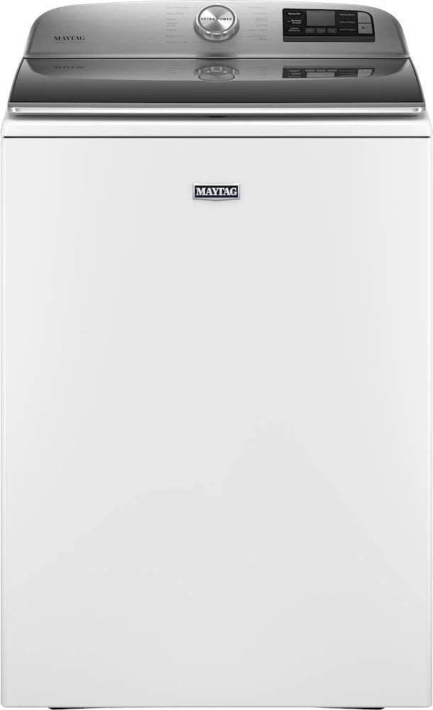 Maytag 5.3 Cu. Ft. High Efficiency Smart Top Load Washer with Extra Power Button - White