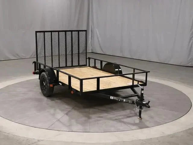 6x10 Single Axle Utility Trailer - Wood Floor & LED Lights