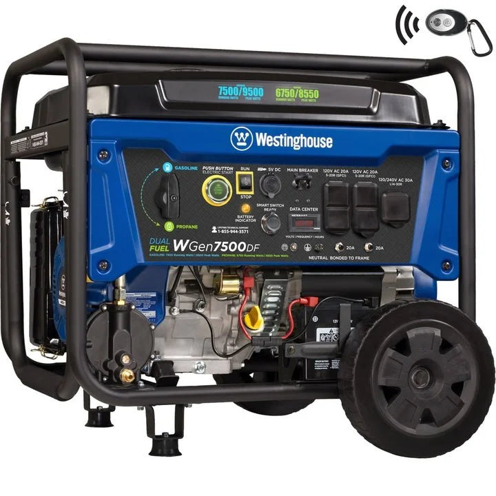 Westinghouse WGen7500DF Dual Fuel Portable Generators - view 7