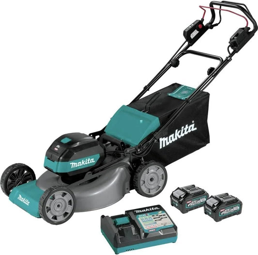 Makita 40V max XGT Brushless 21 in Self‐Propelled Commercials Lawn Mowers Kit GML01PL
