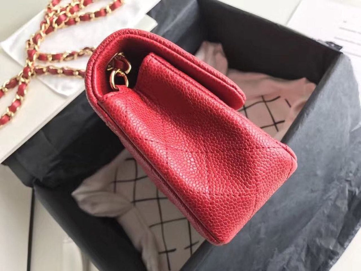 Chanel Classic Flap With Charm Chain With CC Details On Strap Bag Gold Hardware Lambskin Leather Spring/Summer