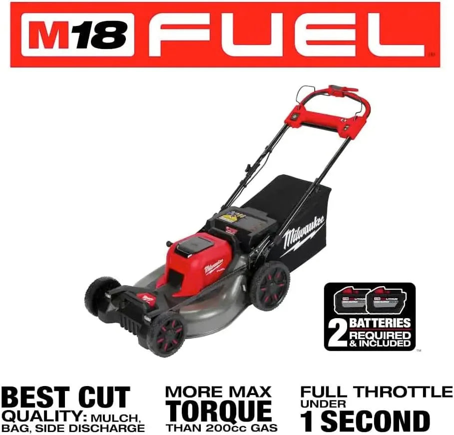 Milwaukee 2823-20 M18 Fuel Self-Propelled Dual Batterys 21-in Walk Behind Mowers - view 3