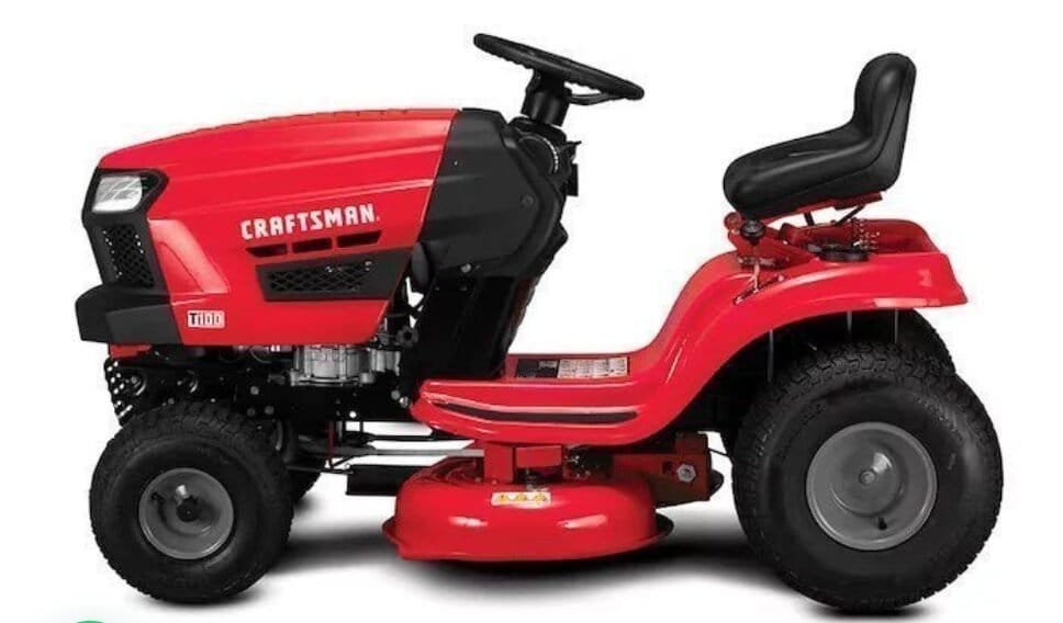 Craftsman T100 36 in 11.5-HP Riding Lawn Mower - view 2