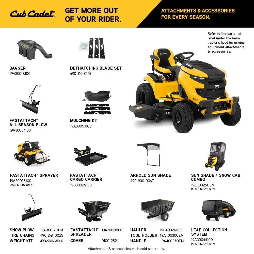 Cub Cadet XT2 SLX54 54 in Residential Ridings Mowers (13A5A2TMA10) - view 4
