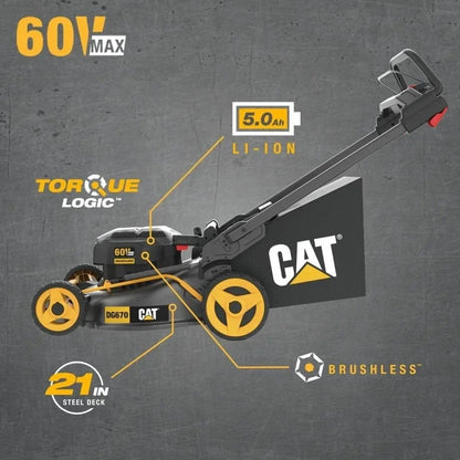 Cat 60V 21In Brushless Lawn Mower Kits - view 2
