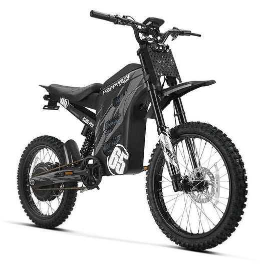 HappyRun G300 Pro Electric Dirt Bike - Black