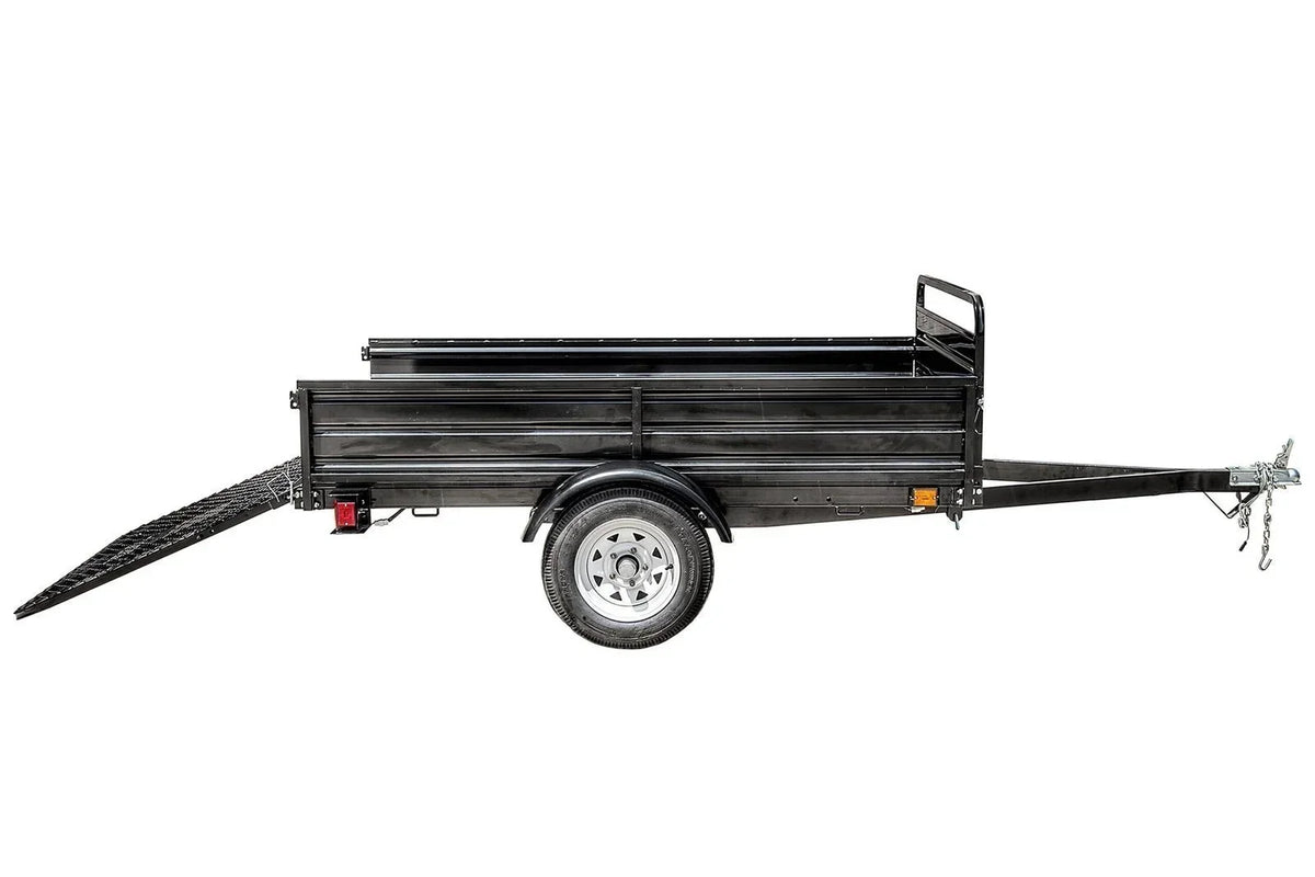 DK2 5-ft x 7-ft Steel Utility Trailer with Ramp Gate ( 1639-lb Capacity ) 2491711 - view 2