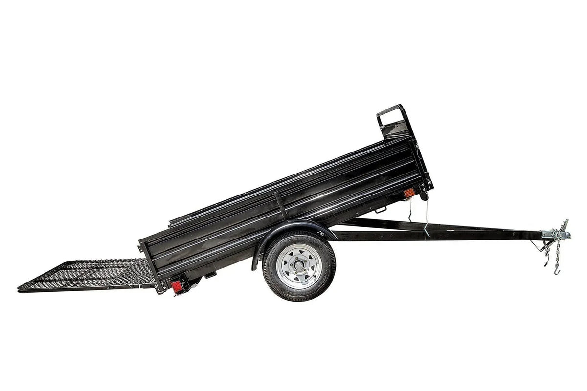DK2 5-ft x 7-ft Steel Utility Trailer with Ramp Gate ( 1639-lb Capacity ) 2491711 - view 3