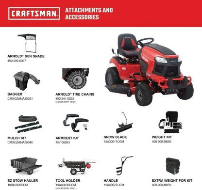 Craftsman T2200K 42-in 20 HP 725cc Hydrostatic Riding Mowers