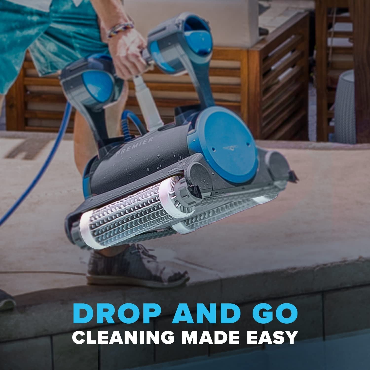 Dolphin Premier 2024 Robotic Pool Cleaner for In-Ground Pools up to 50 ft - view 4