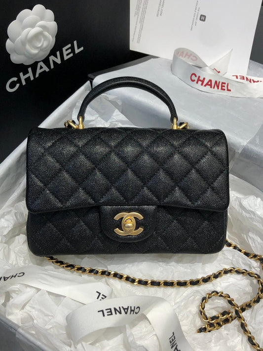 Chanel Classic Flap Bag 20cm Black - Handbag