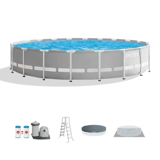 Intex Prism Frame 20 ft x 52 in Above Ground Pool Set