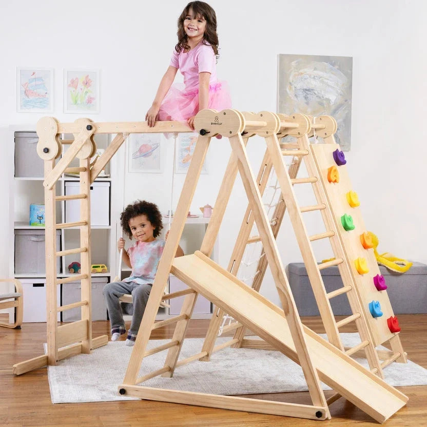 Avenlur 8 in 1 Chestnut | Foldable Jungle Gym - Play Equipment - view 2