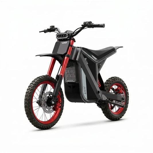 TST GT63 Electric Dirt Bike, 2400W Brushless Hub Motor, 45 MPH Top Speed, 48V 22.5Ah Battery with 50 Mile Range, 210Nm
