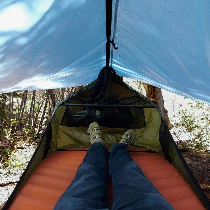 Haven Lay Flat Hammock Tent Waterproof Camping Hammock with Mosquito Net, Insulated Pad and Rainfly - Haven Tent, Haven