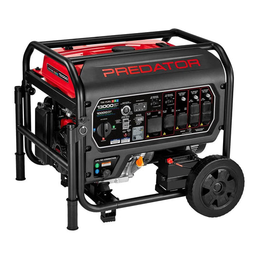 Harbor Freight Predator 13,000 Watt Tri-Fuel Portable Generator with Remote Start and CO Secure Technology, 49-State