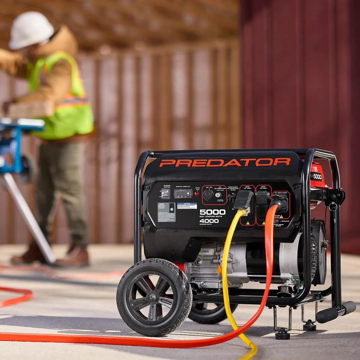 Harbor Freight Predator 5000 Watt Gas-Powered Portable Generator with CO Secure Technology, California Compliant - view