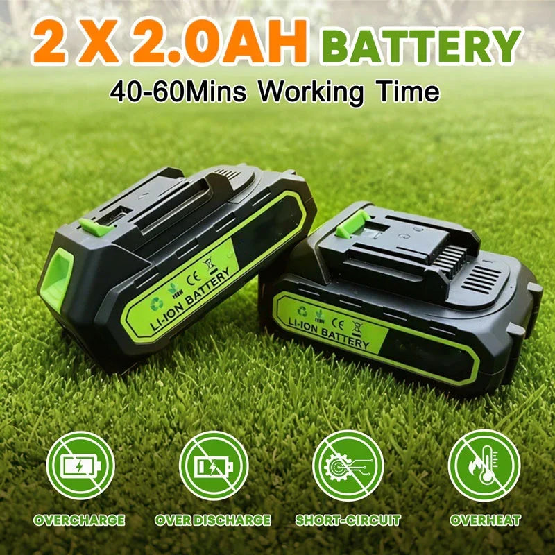 IToolMax 3 In 1 Cordless Grass Trimmer, Weed Eater and Edger - view 3
