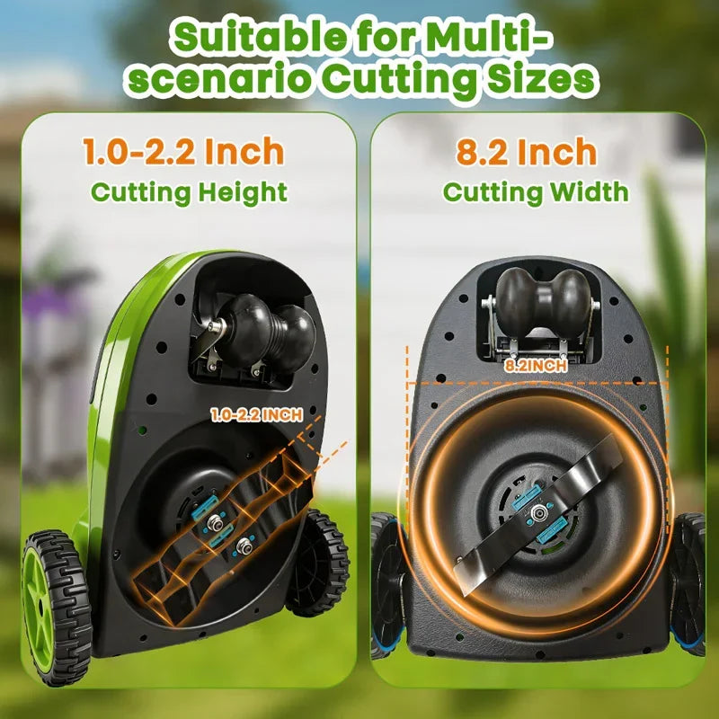 IToolMax 8.7-Inch Small Electric Lawn Mower for Yards & Gardens - view 6
