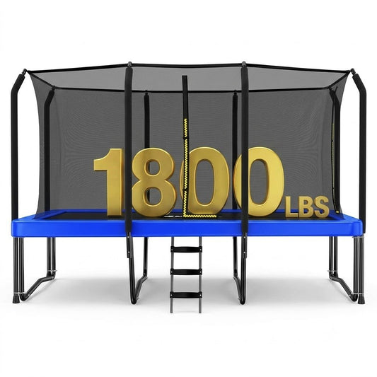 Zupapa 1800LBS/2500LBS Rectangular Trampoline - Play Equipment