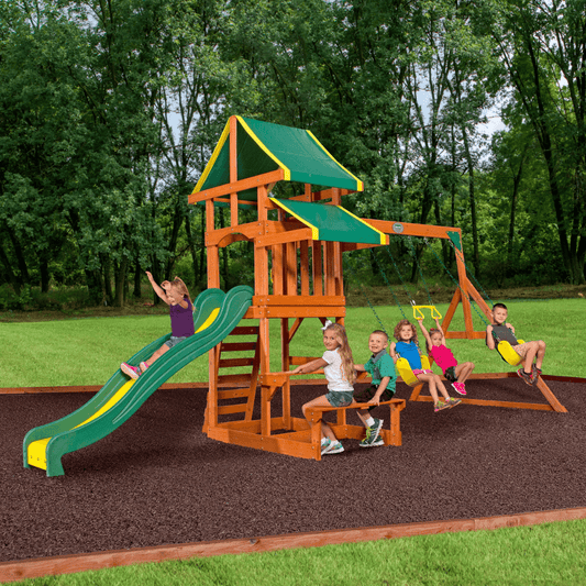 Tucson Swing Set - Big Fun in a Compact Design - Play Equipment