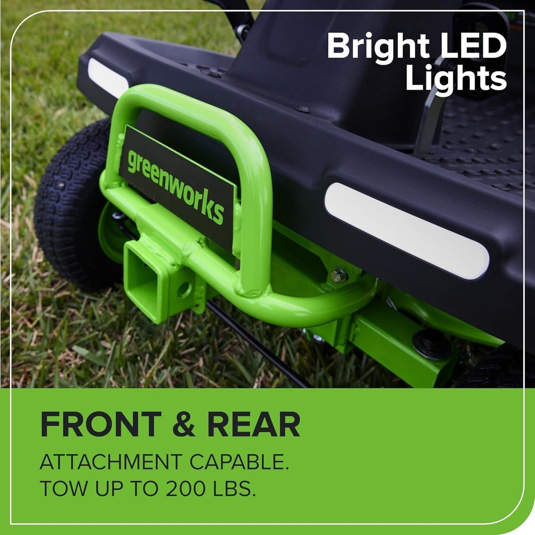 Greenworks 60V 30" CrossoverT Riding Lawn Tractor with 8.0 Ah